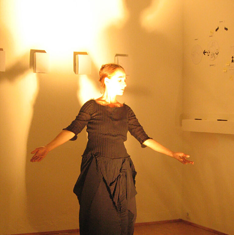 Bild Helga Seewann Tanzperformance im Rahmen der westendstudios
